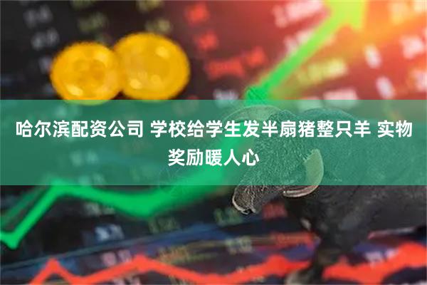 哈尔滨配资公司 学校给学生发半扇猪整只羊 实物奖励暖人心